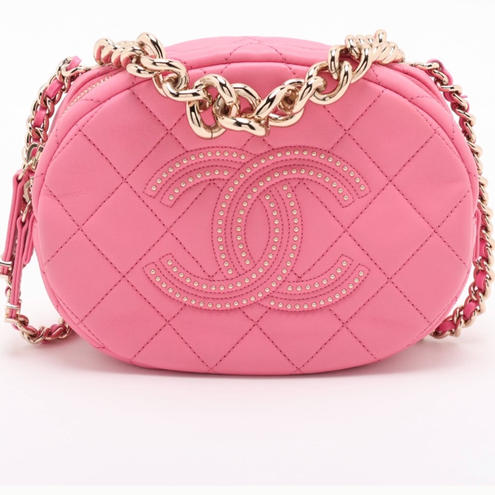 Chanel Two Way Studded CC Crossbody